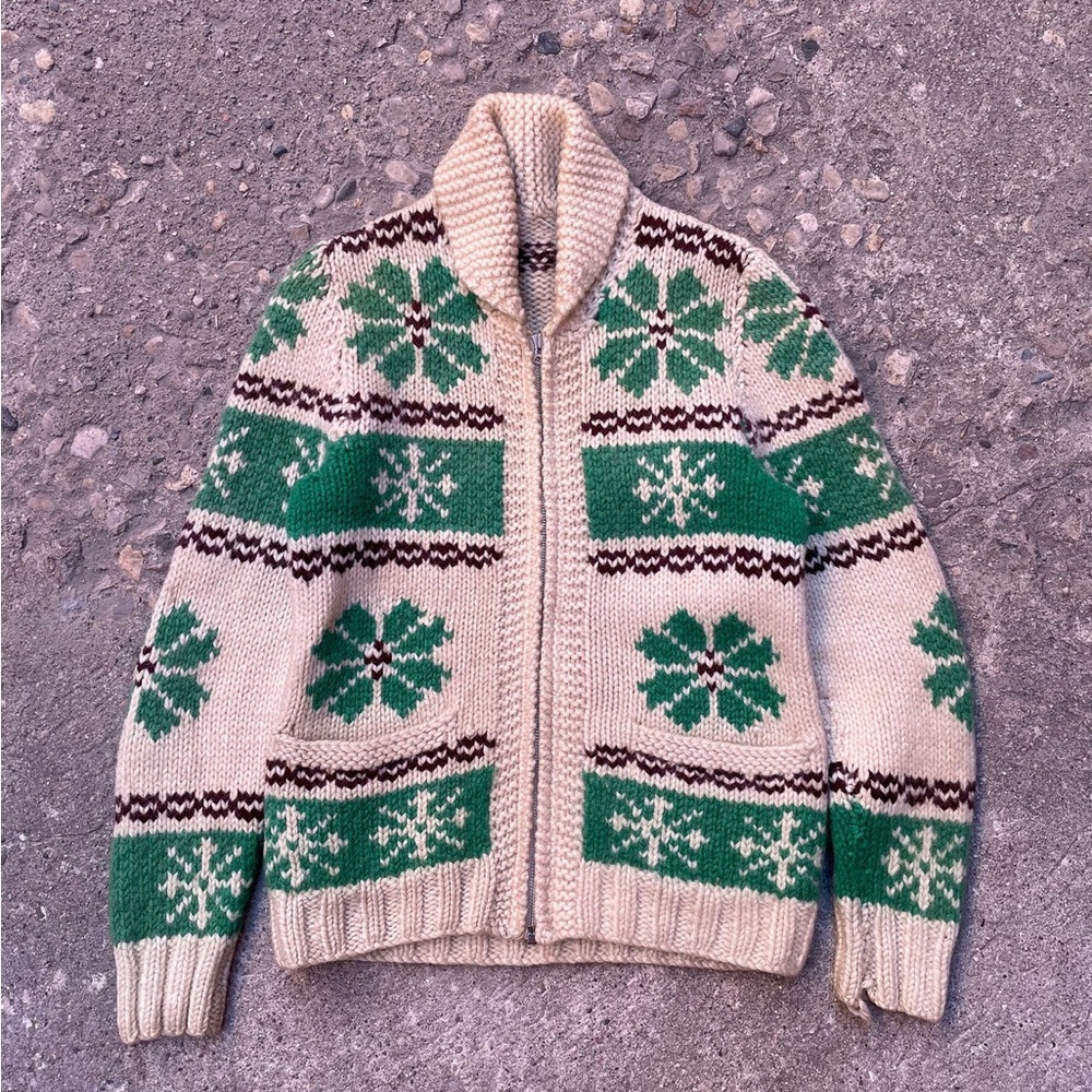 Vintage cowichan sweater